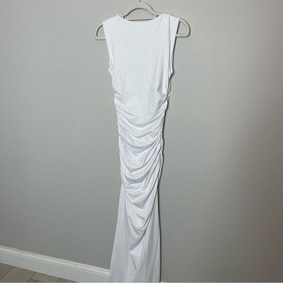 NWT side gathered dress - Susana Monaco in White size Small - Picture 8 of 8